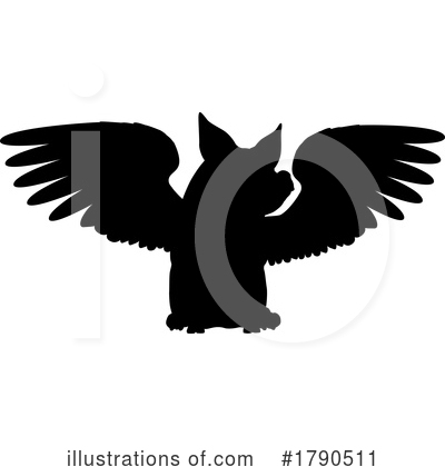 Royalty-Free (RF) Silhouette Clipart Illustration by AtStockIllustration - Stock Sample #1790511