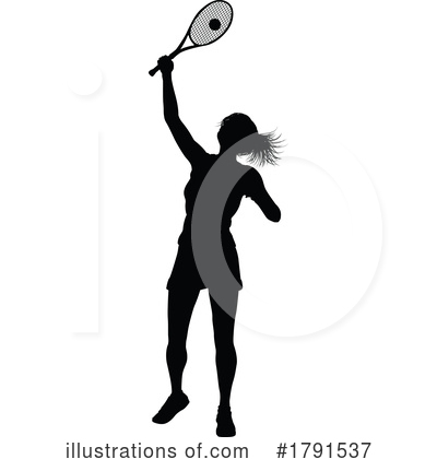 Royalty-Free (RF) Silhouette Clipart Illustration by AtStockIllustration - Stock Sample #1791537