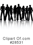 Silhouetted People Clipart #28531 by KJ Pargeter