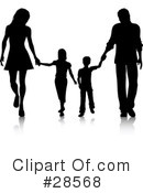 Silhouetted People Clipart #28568 by KJ Pargeter
