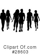 Silhouetted People Clipart #28603 by KJ Pargeter