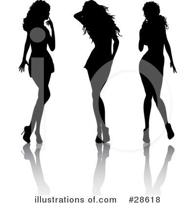 Sexy Woman Clipart #28618 by KJ Pargeter