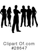 Silhouetted People Clipart #28647 by KJ Pargeter