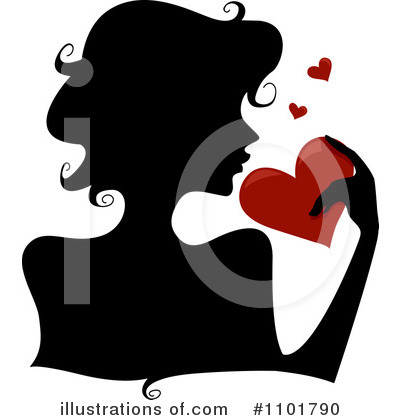 Royalty-Free (RF) Silhouetted Woman Clipart Illustration by BNP Design Studio - Stock Sample #1101790