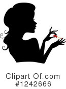 Silhouetted Woman Clipart #1242666 by BNP Design Studio