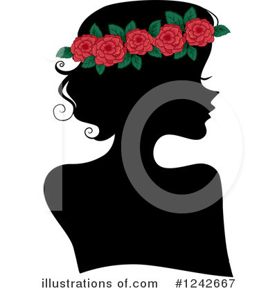 Royalty-Free (RF) Silhouetted Woman Clipart Illustration by BNP Design Studio - Stock Sample #1242667