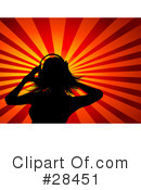 Silhouetted Woman Clipart #28451 by KJ Pargeter