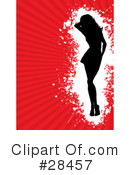 Silhouetted Woman Clipart #28457 by KJ Pargeter