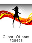 Silhouetted Woman Clipart #28468 by KJ Pargeter