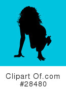 Silhouetted Woman Clipart #28480 by KJ Pargeter