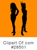Silhouetted Woman Clipart #28501 by KJ Pargeter