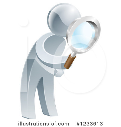 Royalty-Free (RF) Silver Man Clipart Illustration by AtStockIllustration - Stock Sample #1233613