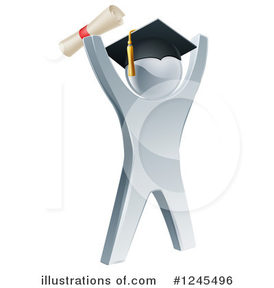 Graduation Clipart #1245496 by AtStockIllustration