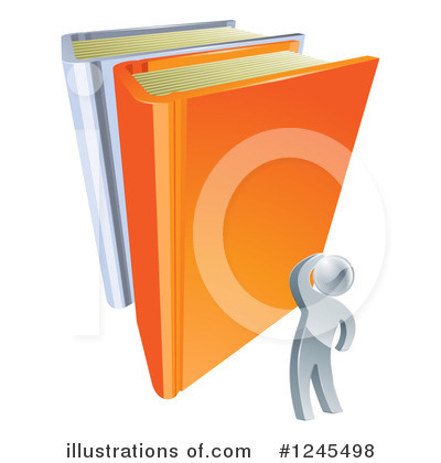 Books Clipart #1245498 by AtStockIllustration