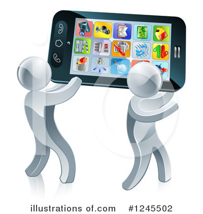 Touchscreen Clipart #1245502 by AtStockIllustration