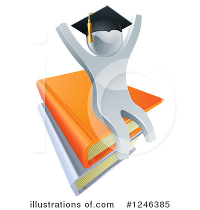 Books Clipart #1246385 by AtStockIllustration