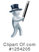 Silver Man Clipart #1254205 by AtStockIllustration