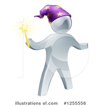 Royalty-Free (RF) Silver Man Clipart Illustration by AtStockIllustration - Stock Sample #1255556