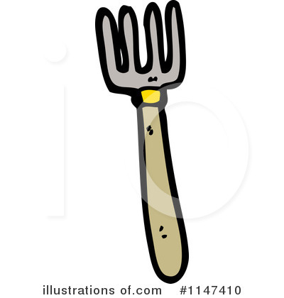 Royalty-Free (RF) Silverware Clipart Illustration by lineartestpilot - Stock Sample #1147410