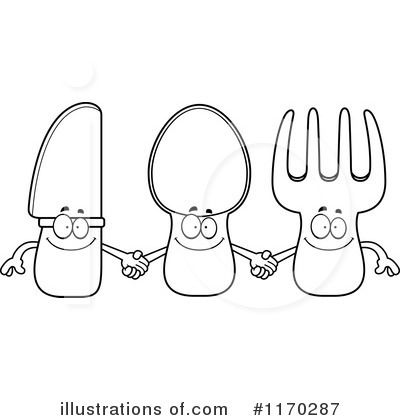 Fork Clipart #1170287 by Cory Thoman