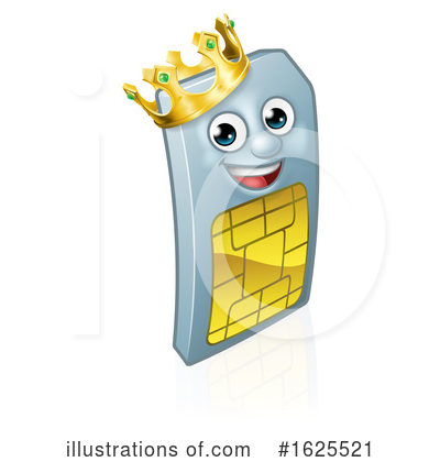 Royalty-Free (RF) Sim Card Clipart Illustration by AtStockIllustration - Stock Sample #1625521