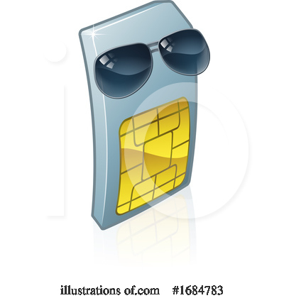 Sim Card Clipart #1684783 by AtStockIllustration
