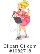Singer Clipart #1082718 by BNP Design Studio