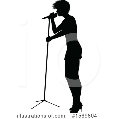 Royalty-Free (RF) Singer Clipart Illustration by AtStockIllustration - Stock Sample #1569804