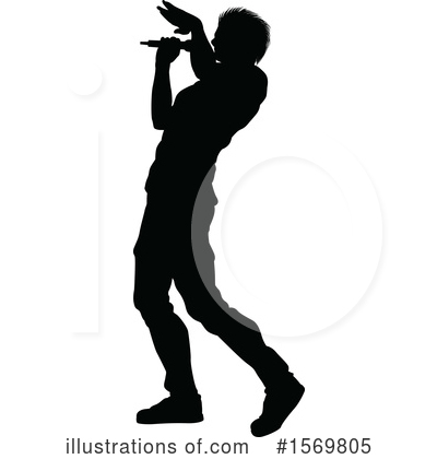 Royalty-Free (RF) Singer Clipart Illustration by AtStockIllustration - Stock Sample #1569805