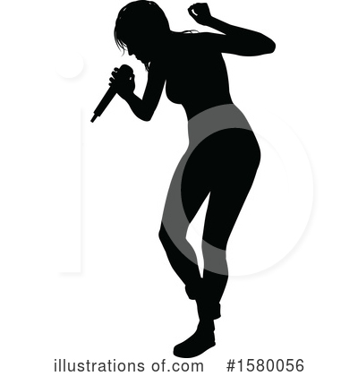 Royalty-Free (RF) Singer Clipart Illustration by AtStockIllustration - Stock Sample #1580056