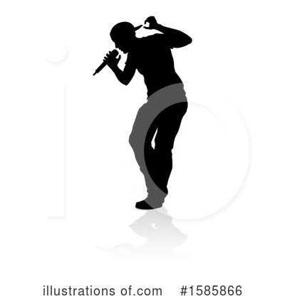 Royalty-Free (RF) Singer Clipart Illustration by AtStockIllustration - Stock Sample #1585866