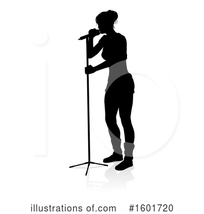 Royalty-Free (RF) Singer Clipart Illustration by AtStockIllustration - Stock Sample #1601720