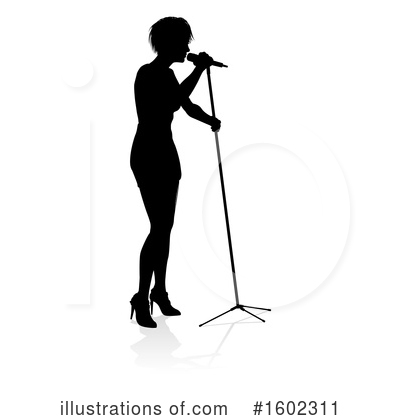 Royalty-Free (RF) Singer Clipart Illustration by AtStockIllustration - Stock Sample #1602311