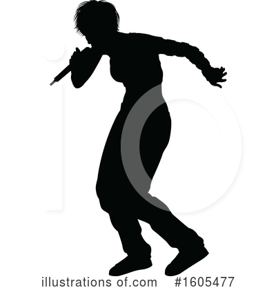 Royalty-Free (RF) Singer Clipart Illustration by AtStockIllustration - Stock Sample #1605477