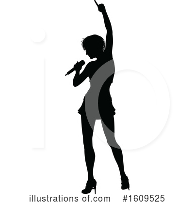 Royalty-Free (RF) Singer Clipart Illustration by AtStockIllustration - Stock Sample #1609525