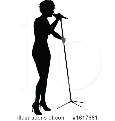 Royalty-Free (RF) Singer Clipart Illustration by AtStockIllustration - Stock Sample #1617661