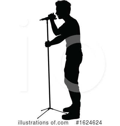 Royalty-Free (RF) Singer Clipart Illustration by AtStockIllustration - Stock Sample #1624624
