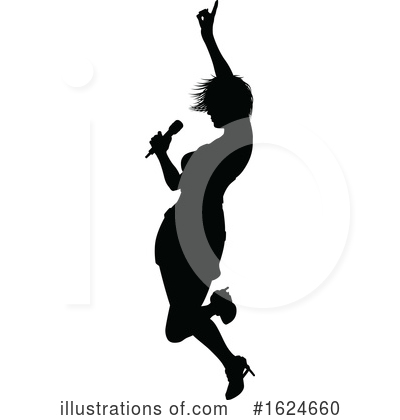 Royalty-Free (RF) Singer Clipart Illustration by AtStockIllustration - Stock Sample #1624660