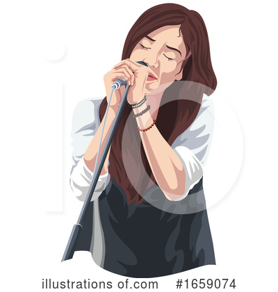 Royalty-Free (RF) Singer Clipart Illustration by Morphart Creations - Stock Sample #1659074
