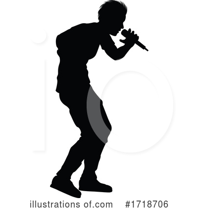 Royalty-Free (RF) Singer Clipart Illustration by AtStockIllustration - Stock Sample #1718706