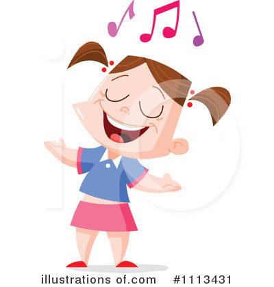 Royalty-Free (RF) Singing Clipart Illustration by yayayoyo - Stock Sample #1113431