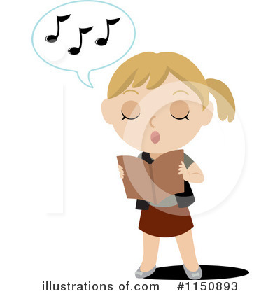 Royalty-Free (RF) Singing Clipart Illustration by Rosie Piter - Stock Sample #1150893