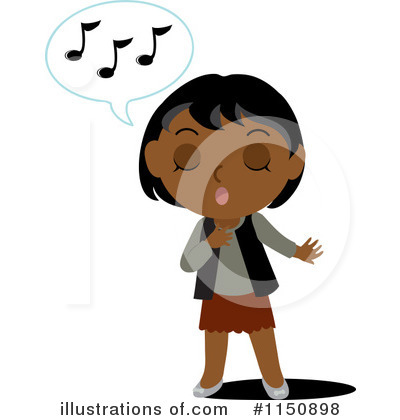 Royalty-Free (RF) Singing Clipart Illustration by Rosie Piter - Stock Sample #1150898