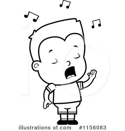 Royalty-Free (RF) Singing Clipart Illustration by Cory Thoman - Stock Sample #1156083