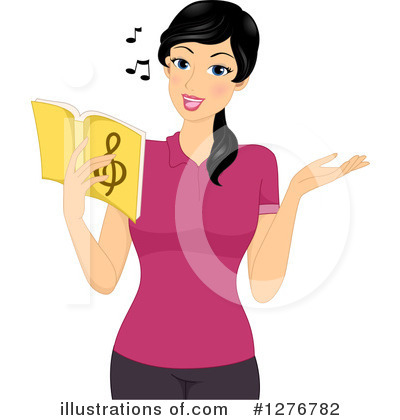 Royalty-Free (RF) Singing Clipart Illustration by BNP Design Studio - Stock Sample #1276782