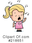 Singing Clipart #218651 by Cory Thoman