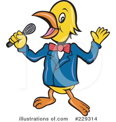 Royalty-Free (RF) Singing Clipart Illustration by patrimonio - Stock Sample #229314