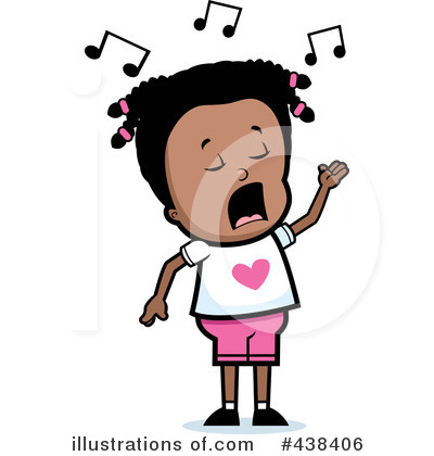 Royalty-Free (RF) Singing Clipart Illustration by Cory Thoman - Stock Sample #438406