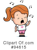 Singing Clipart #94615 by Cory Thoman