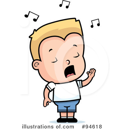 Royalty-Free (RF) Singing Clipart Illustration by Cory Thoman - Stock Sample #94618